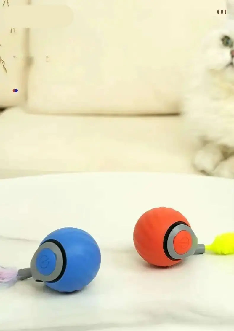 Fluffin Whirl® – Balle interactive intelligente à queue pour chat